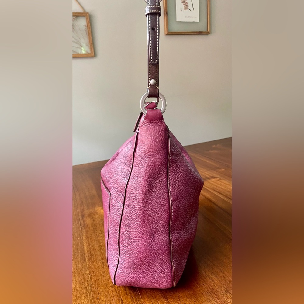 ‼️‼️SOLD‼️‼️Coach Y2K Chelsea Hobo Purple Silver - Picture 9 of 17